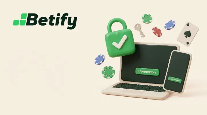 Connexion au compte Betify sur ordinateur et mobile